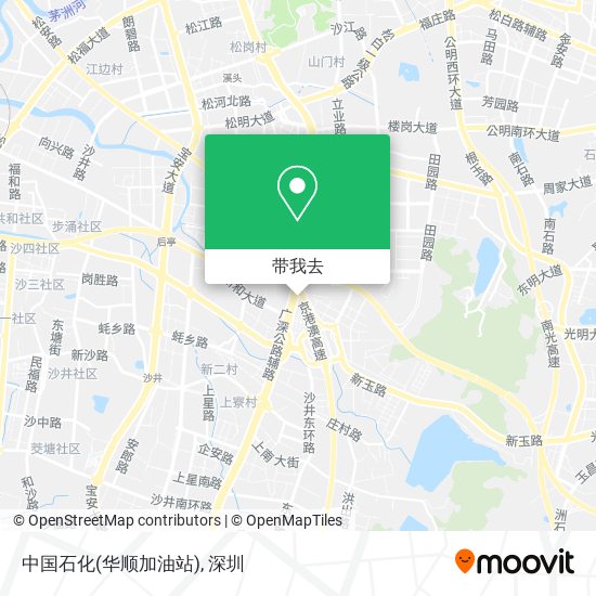 中国石化(华顺加油站)地图