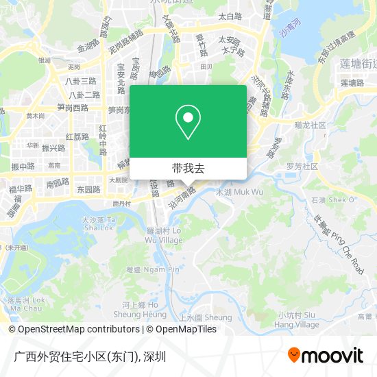 广西外贸住宅小区(东门)地图