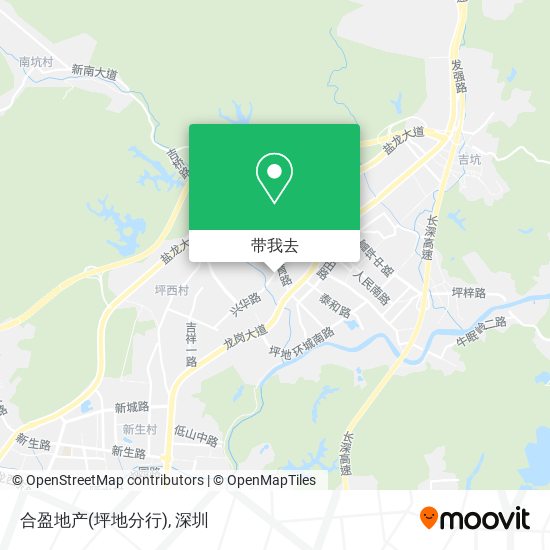 合盈地产(坪地分行)地图