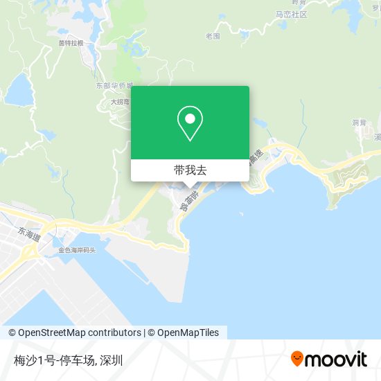 梅沙1号-停车场地图