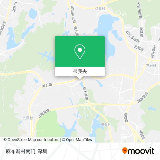 麻布新村南门地图