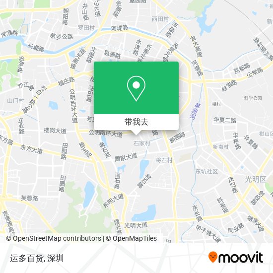 运多百货地图