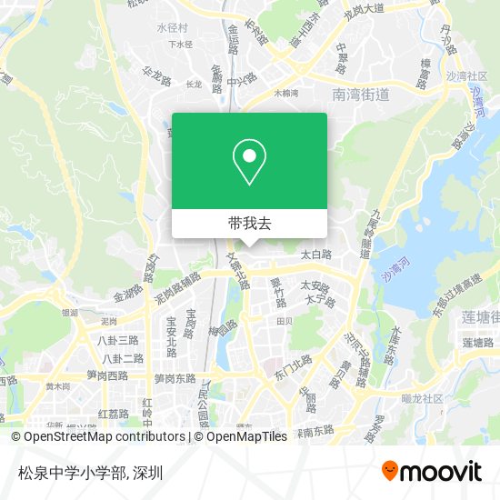 松泉中学小学部地图