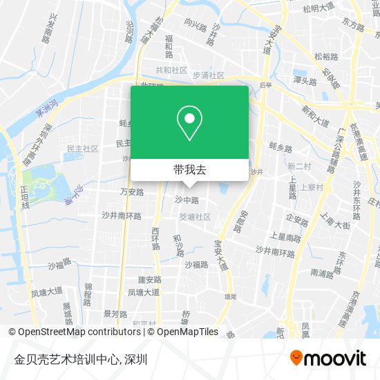金贝壳艺术培训中心地图