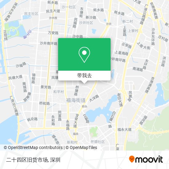 二十四区旧货市场地图