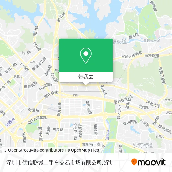 深圳市优信鹏城二手车交易市场有限公司地图