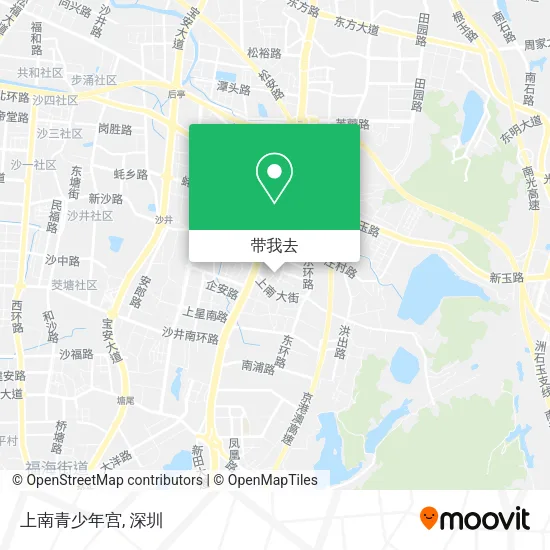 上南青少年宫地图
