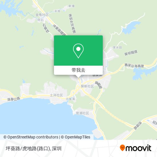 坪葵路/虎地路(路口)地图