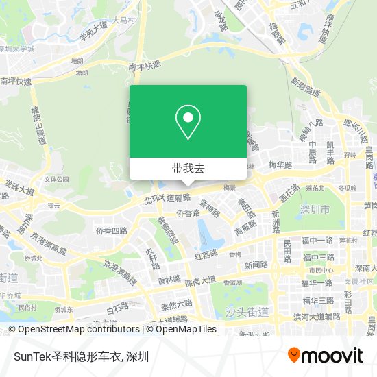 SunTek圣科隐形车衣地图