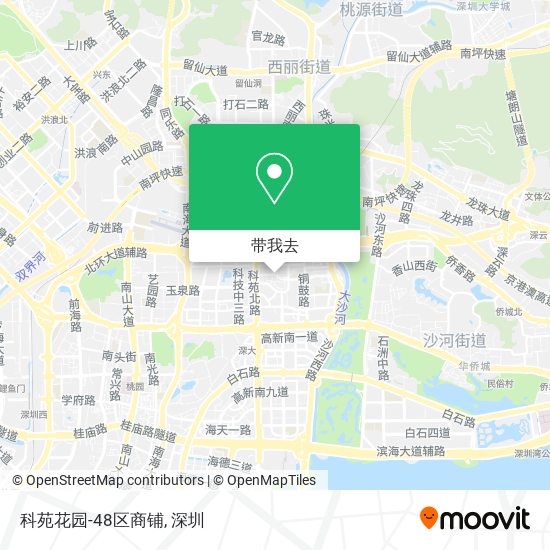 科苑花园-48区商铺地图