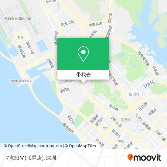 7点阳光(联昇店)地图