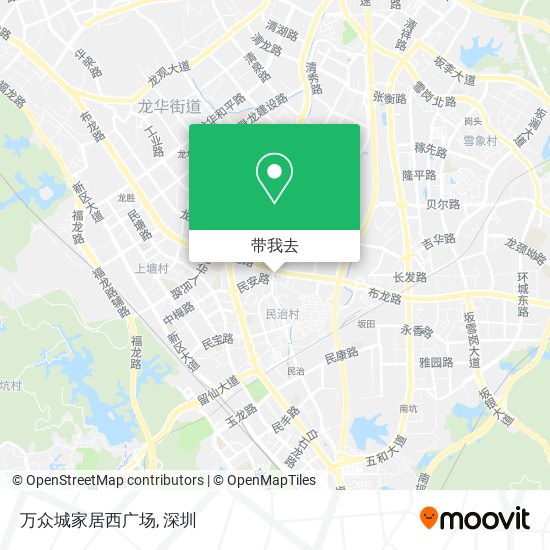 万众城家居西广场地图