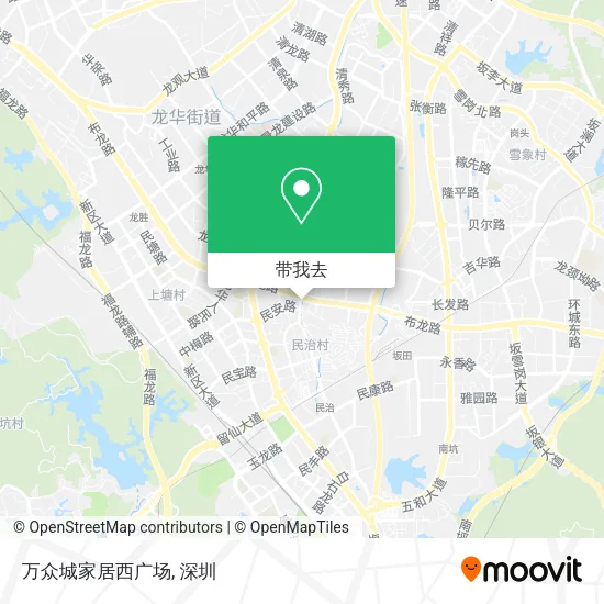 万众城家居西广场地图