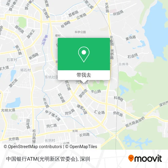 中国银行ATM(光明新区管委会)地图