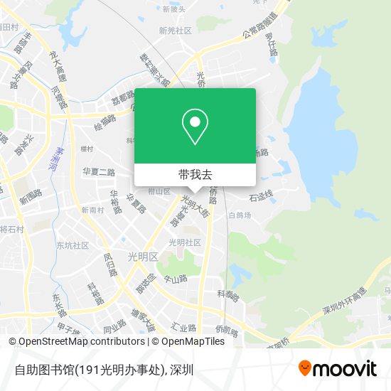 自助图书馆(191光明办事处)地图