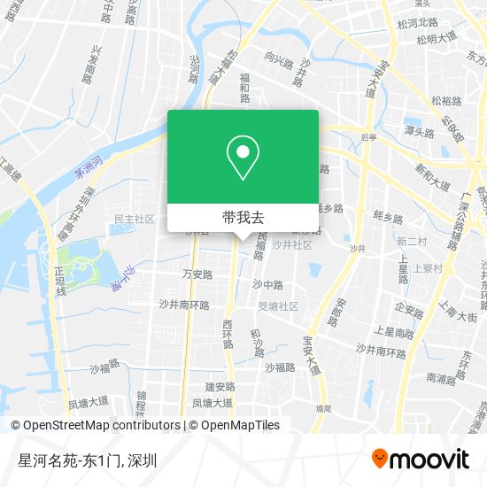 星河名苑-东1门地图