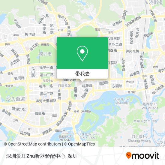 深圳爱耳Zhu听器验配中心地图