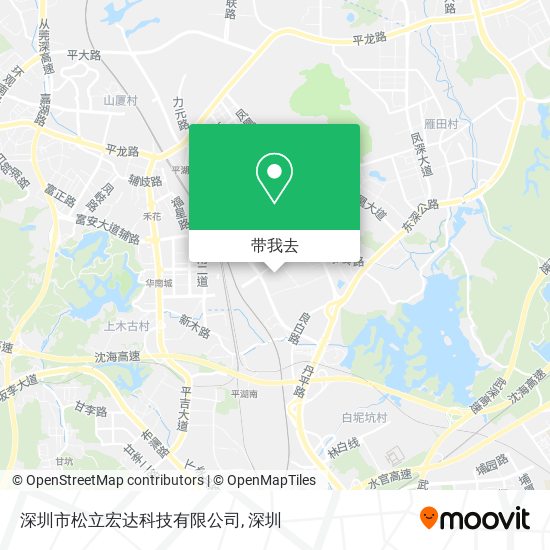 深圳市松立宏达科技有限公司地图