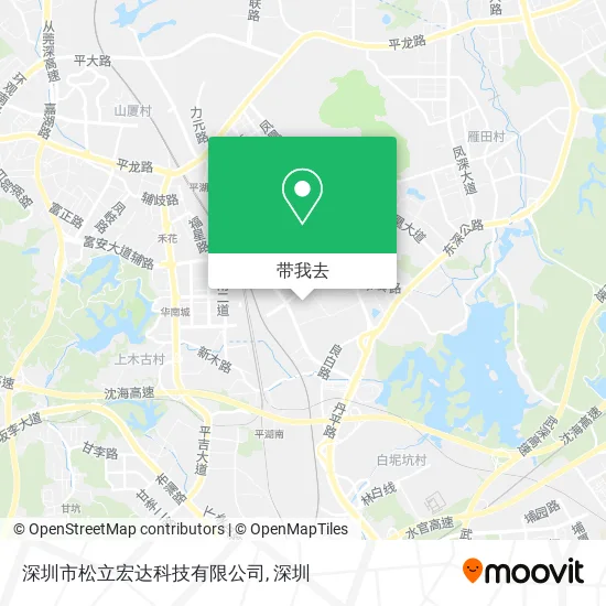 深圳市松立宏达科技有限公司地图