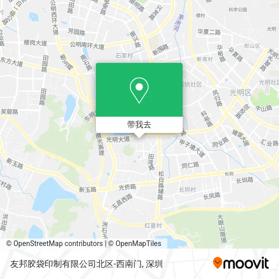 友邦胶袋印制有限公司北区-西南门地图