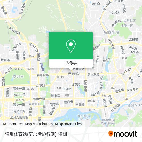 深圳体育馆(要出发旅行网)地图