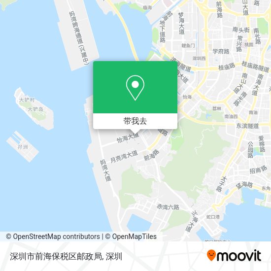 深圳市前海保税区邮政局地图