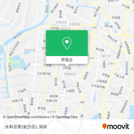 永和豆浆(金沙店)地图