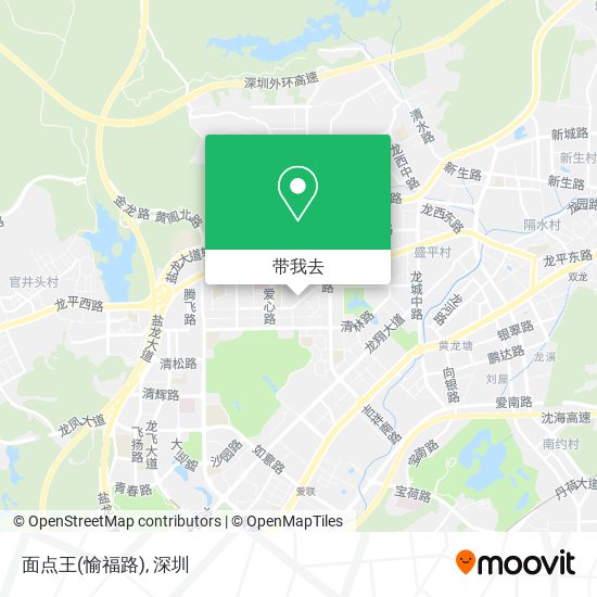 面点王(愉福路)地图