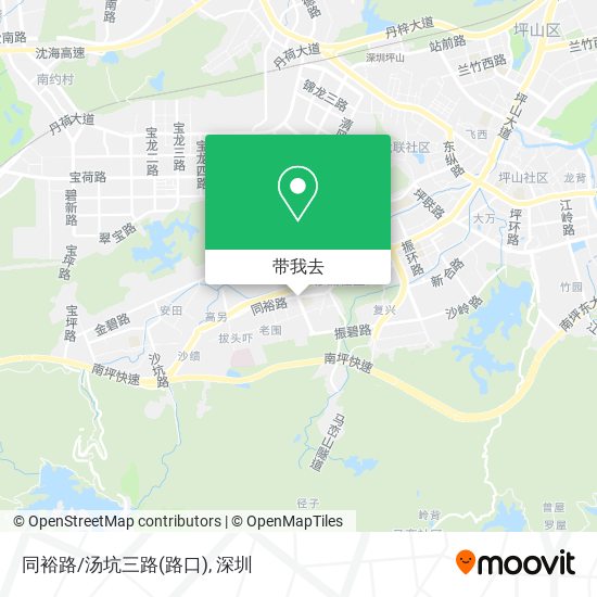 同裕路/汤坑三路(路口)地图