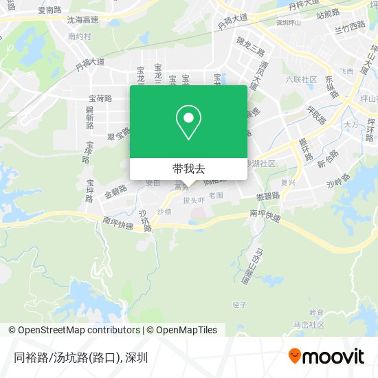 同裕路/汤坑路(路口)地图