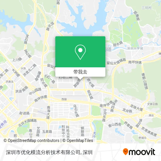 深圳市优化模流分析技术有限公司地图