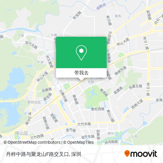 丹梓中路与聚龙山F路交叉口地图