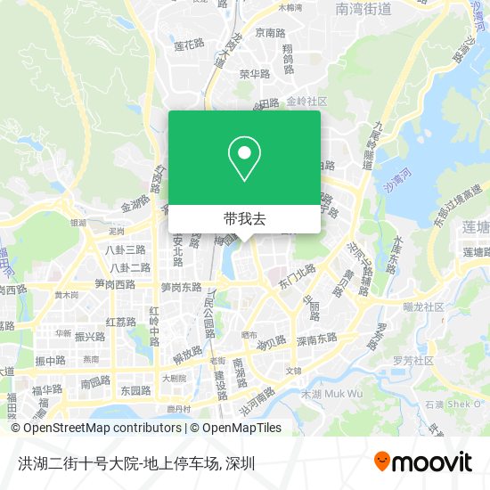 洪湖二街十号大院-地上停车场地图