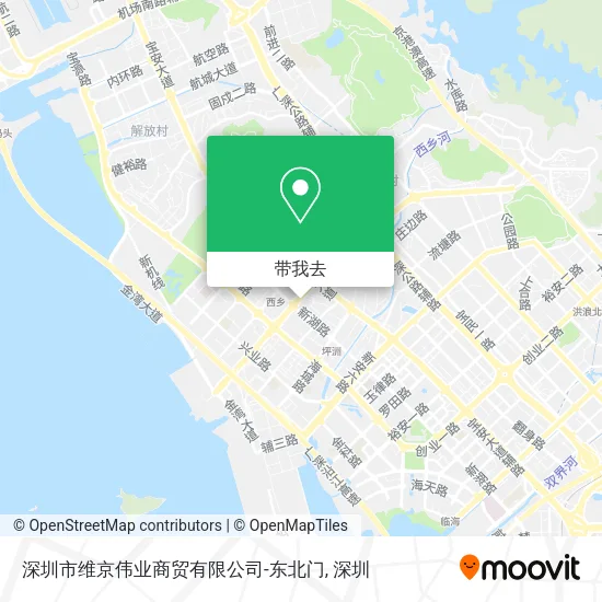 深圳市维京伟业商贸有限公司-东北门地图