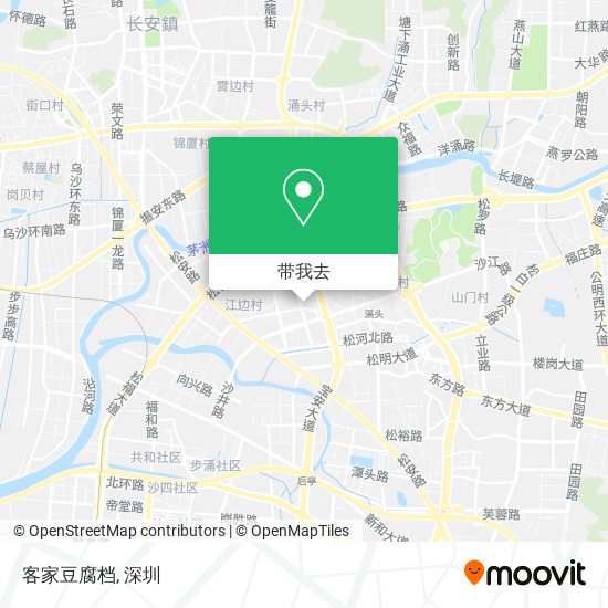 客家豆腐档地图