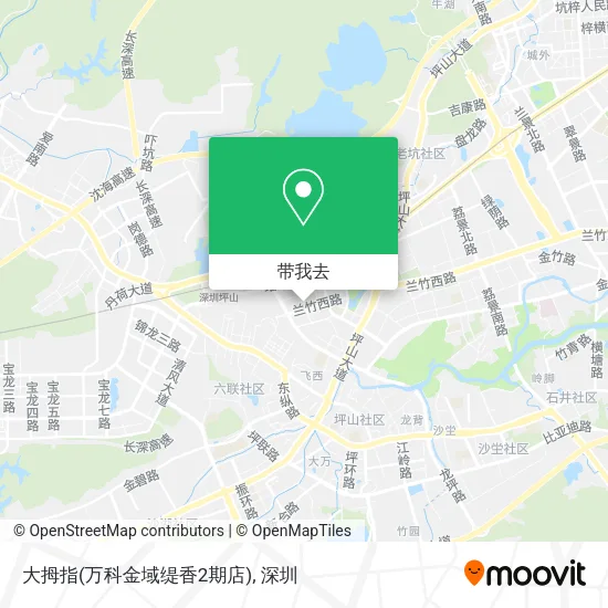 大拇指(万科金域缇香2期店)地图