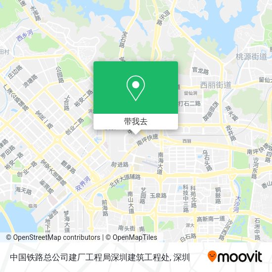 中国铁路总公司建厂工程局深圳建筑工程处地图