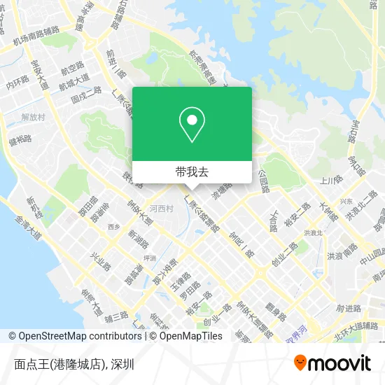面点王(港隆城店)地图