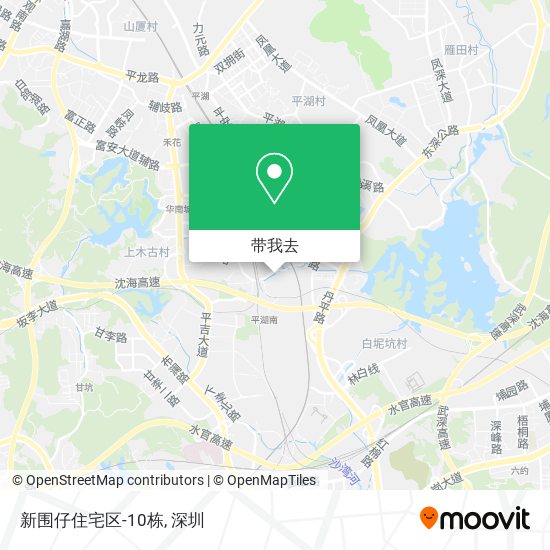 新围仔住宅区-10栋地图