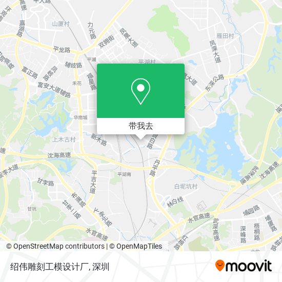 绍伟雕刻工模设计厂地图
