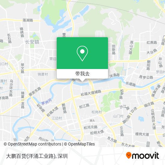 大鹏百货(洋涌工业路)地图