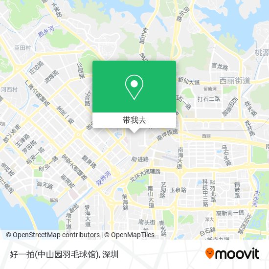 好一拍(中山园羽毛球馆)地图