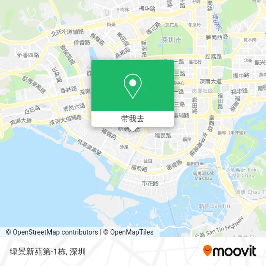 绿景新苑第-1栋地图