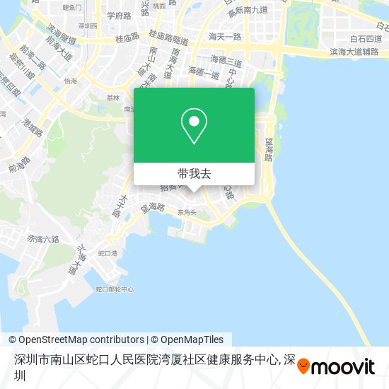 深圳市南山区蛇口人民医院湾厦社区健康服务中心地图