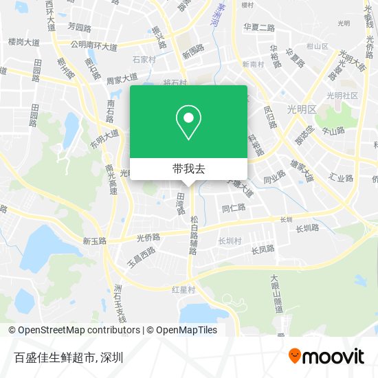 百盛佳生鲜超市地图
