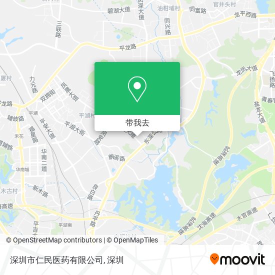 深圳市仁民医药有限公司地图