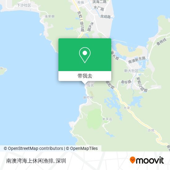 南澳湾海上休闲渔排地图