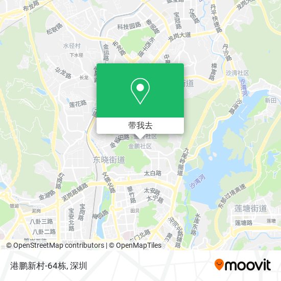 港鹏新村-64栋地图