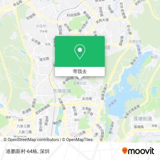 港鹏新村-64栋地图
