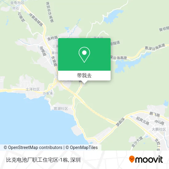 比克电池厂职工住宅区-1栋地图